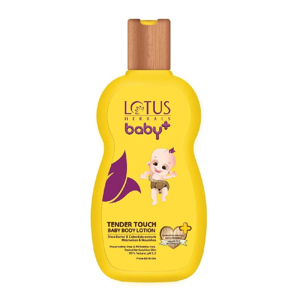 Lotus Herbals Baby+ Tender Touch Baby Body Lotion, 200 ml-1.webp